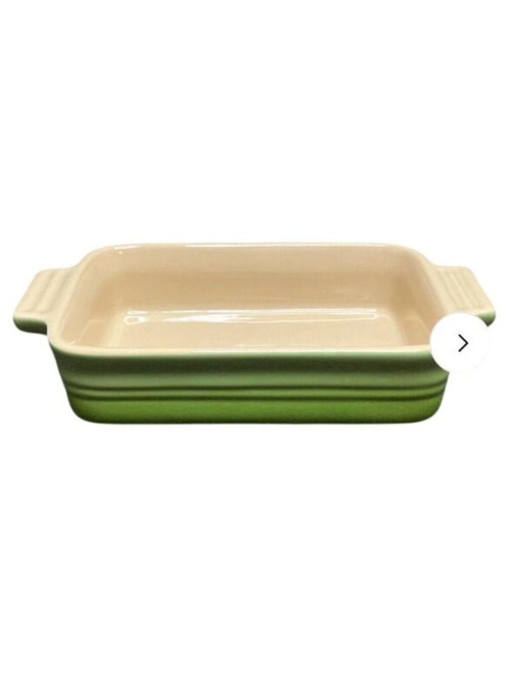 Le Creuset Heritage Collection Stoneware Rectangular Baking Dish 12" Green